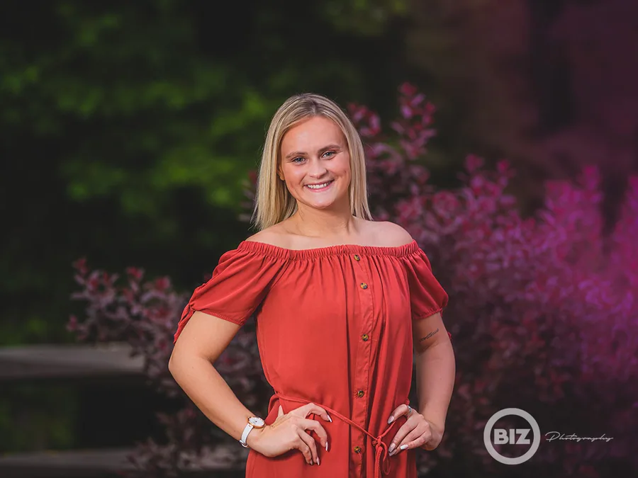 Senior portraits photograph by BIZ Photography