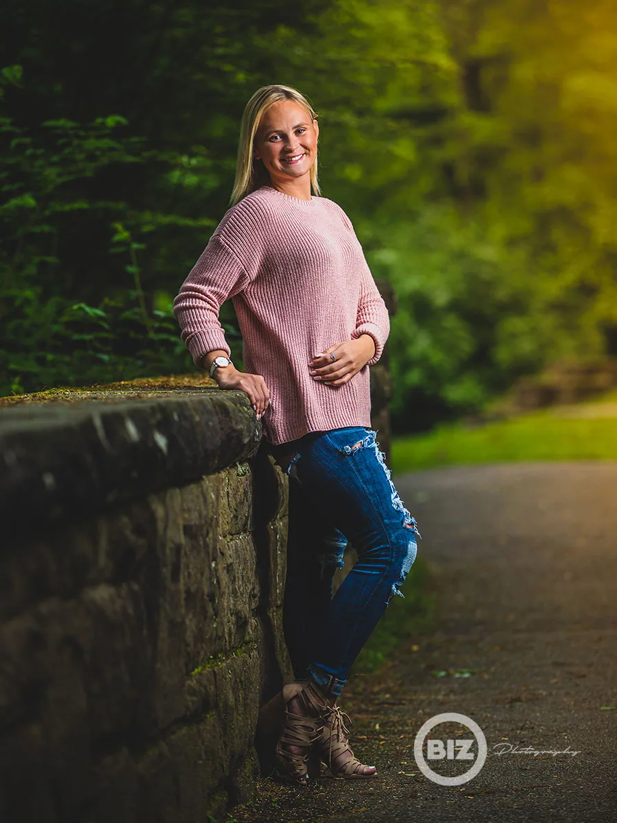 Senior portraits photograph by BIZ Photography