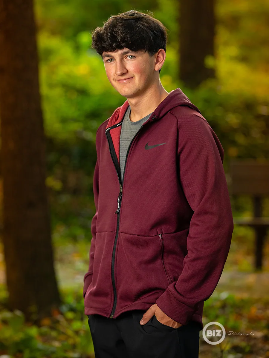 Senior portraits photograph by BIZ Photography