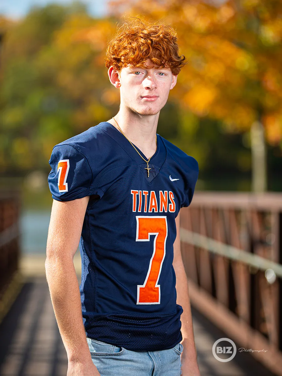 Senior portraits photograph by BIZ Photography